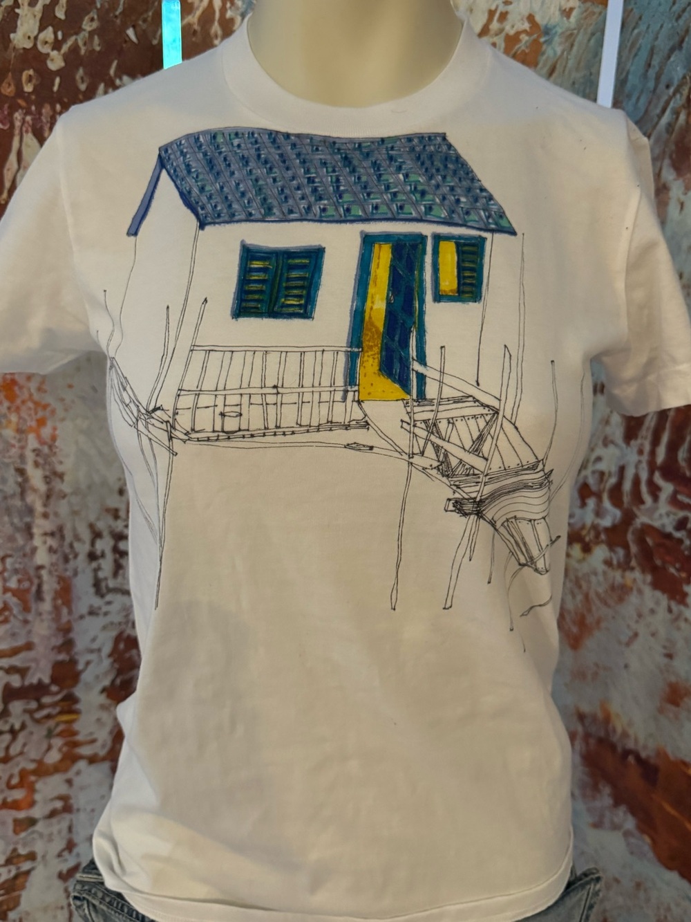 NWOT!
Street artist one of a kind hand colored tee. XS.